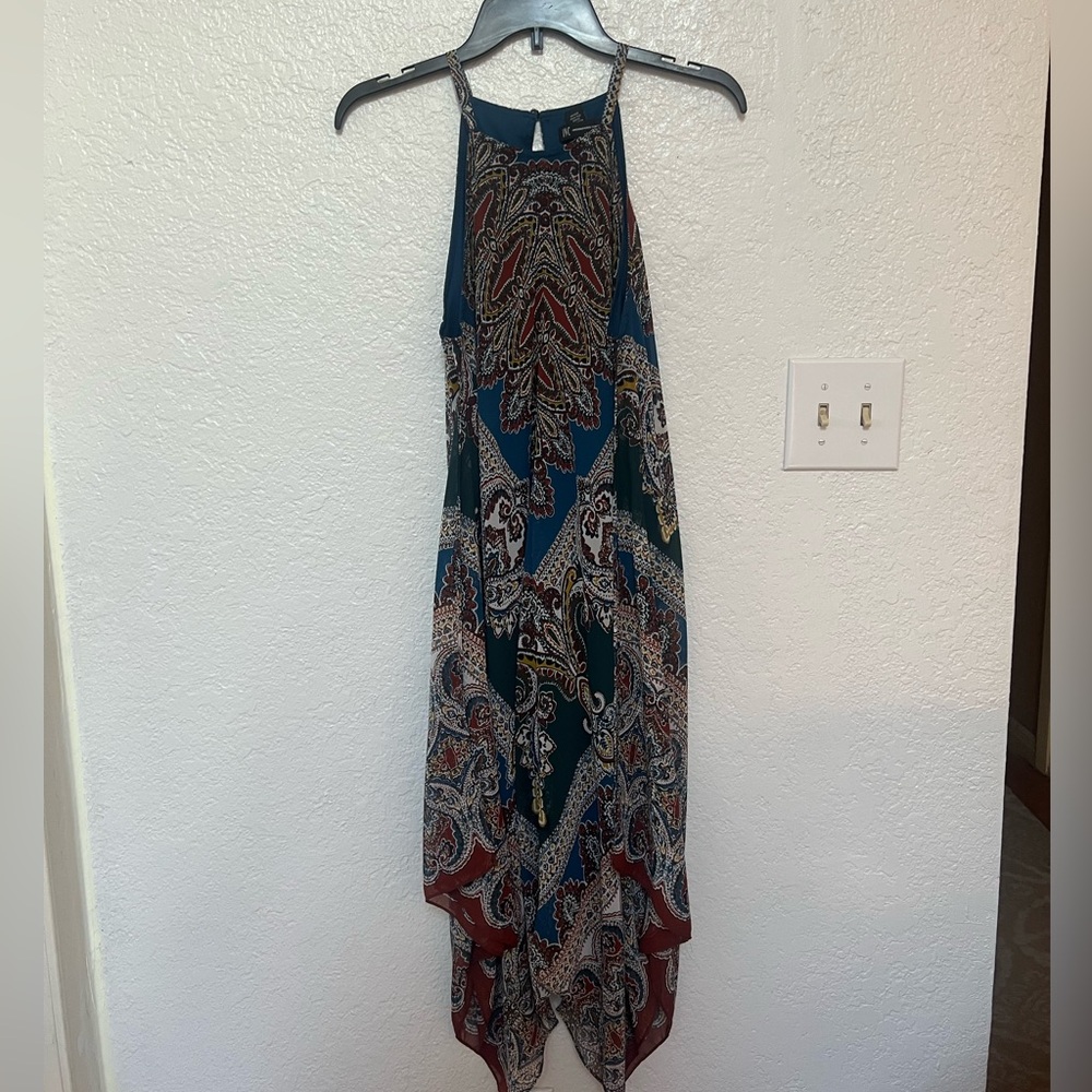 INC International Concepts Blue Black Sundress